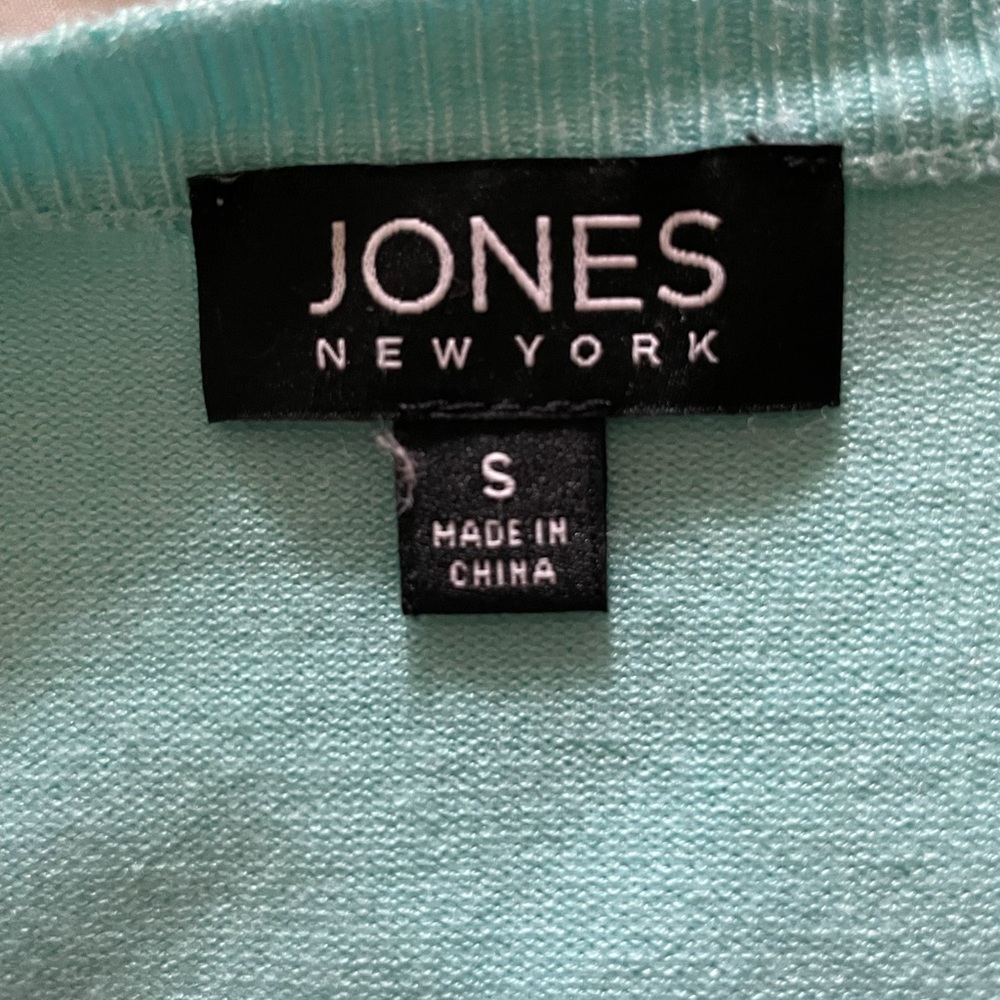 Jones New York Turquoise Cardigan, like new! - Picture 7 of 7
